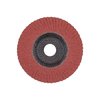 Pferd 5" x 7/8" A.H. POLIFAN® Flap Disc - A-COOL SG INOX+ALU, Aluminum oxide, 80 Grit, Conical 62237